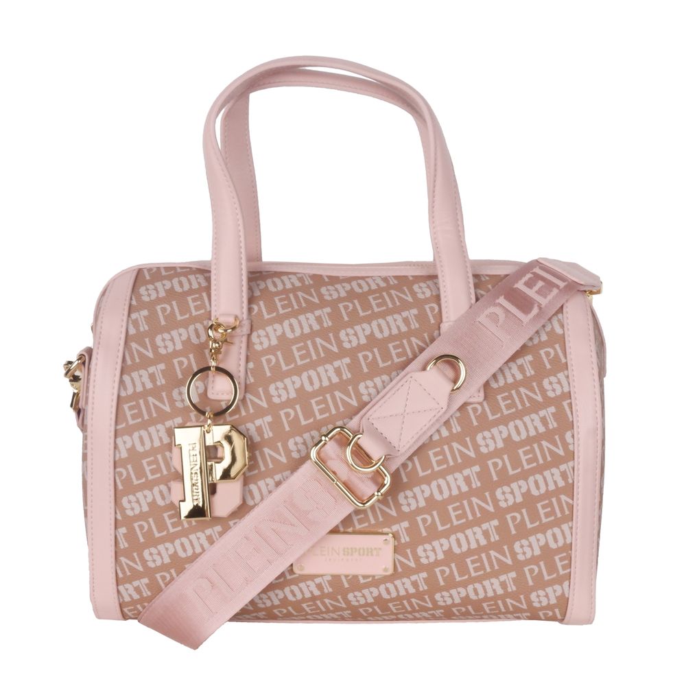 Plein Sport Rosa Polyamid Damen Umhängetasche
